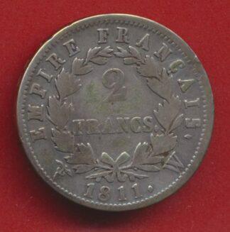 2 FRANCS NAPOLEON 1° 1811 W