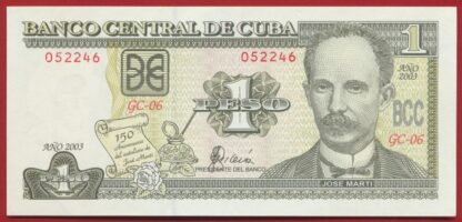 BIL ETR CUBA PESO 2003
