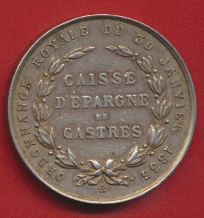 MEDAILLE ARGENT CAISSE D'EPARGNE DE CASTRES – Image 2