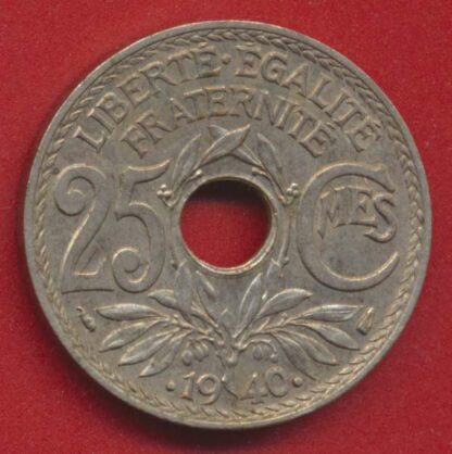 25 Centimes Lindauer - . 1940 . – Image 2