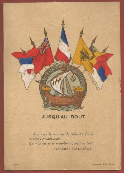 CPA jusqu au bout General Gallieni