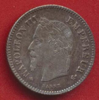 Napoleon III 20 centimes 1868 bb strasbourg