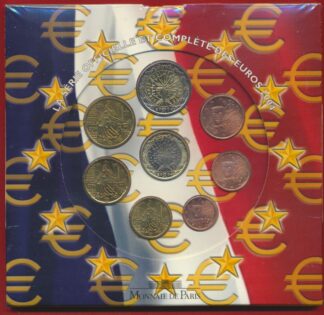 serie officielle monnaie de paris 2004 brillant universel
