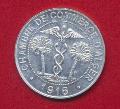 10 centimes chambre de commerce d alger 1916