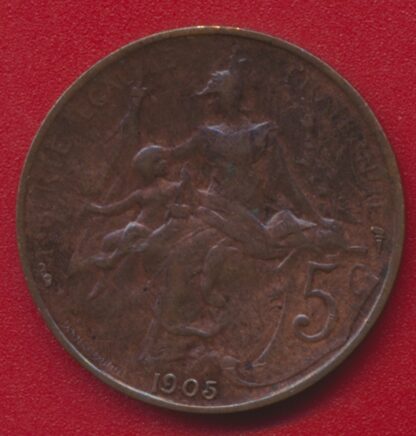 5 centimes Dupuis - 1905 – Image 2
