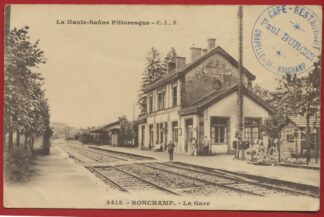 CPA La haute saone pittoresque ronchamp la gare