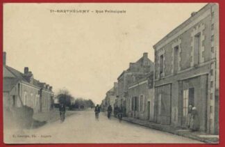 CPA St Barthelemy rue principale