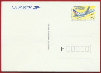 Entier postal 80 eme anniversaire de la 1 ere liaison postale aerienne nancy luneville