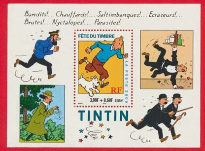 bloc et feuillet tintin 1999 philex france