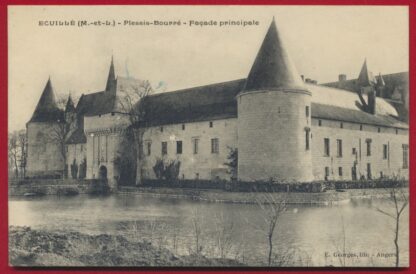 CPA ecuille plessis bourre facade principale