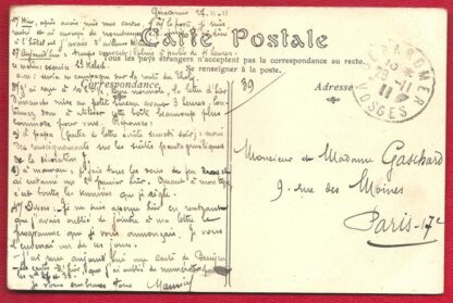 CPA En Lorraine - un attelage, transport du granit – Image 2