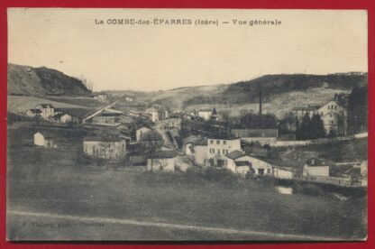 CPA la combe des eparres vue generale isere