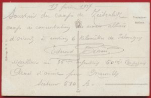 armée d orient salonique camp de zeitenlik 35 eme infanterie