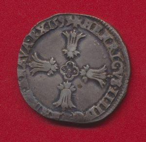 henri IV quart d ecu argent bayonne