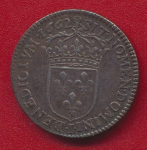Louis XIV roi soleil monnaie argent royale limoges buste juvenile douzieme ecu