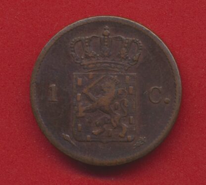 Pays-bas william 1 er guillaume 1er cent 1822 avers