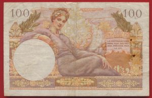 forces françaises d occupation 1955 allemagne 100 francs tresor public