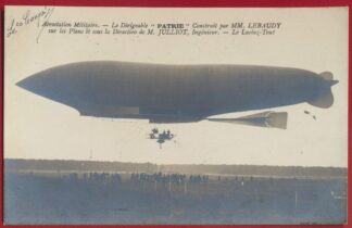 cpa-aerostation-militaire-le-dirigeable-patrie-lebaudy
