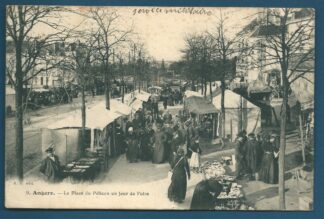 cpa-angers-place-du-pelican-jour-foire