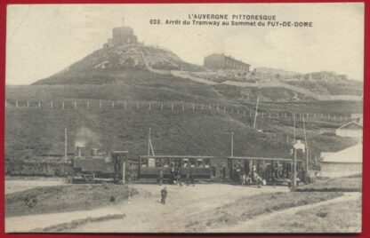 cpa-arret-du-tramways-au-sommet-du-puy-de-dome