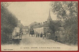 cpa-la-sarthe-ruaudin-la-sortie-du-bourg-du-cote-de-brette