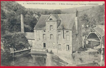 cpa-montberthault-l-usine-electrique-pour-l-eclairage-de-epoisses