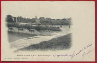 cpa-remparts-de-l-ile-d-aix-vue-panoramique