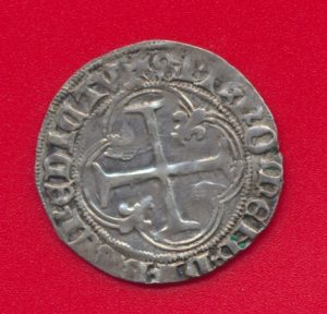 louis XI blanc à la couronne 1461 lyon