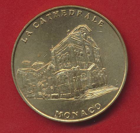 Medaille monnaie de paris monaco la cathedrale 1999