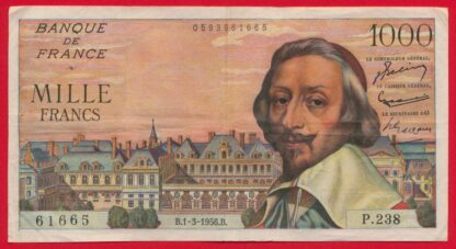1000-francs-richelieu-type-1953-1-3-1956