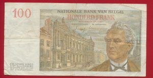 belgique banque nationale cent francs 1957