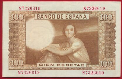 ESPAGNE - 100 Pesetas - 1953 – Image 2