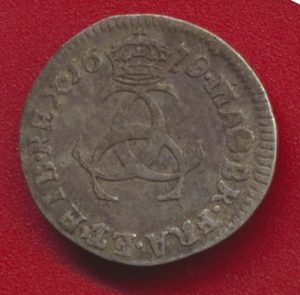 grande bretagne angleterre 3 pence charles II 1679