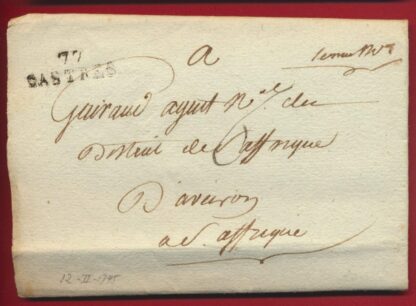LIBERTÉ - ÉGALITÉ - UNITÉ - FRATERNITÉ - CASTRES - 24 pluviose AN 3 (1795) – Image 2
