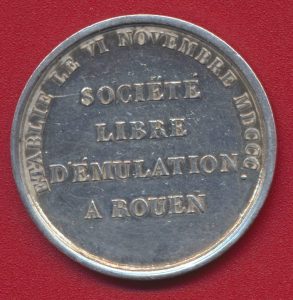 societe libre emulation rouen medaille argent 1800