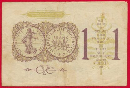 Paris - 1 Franc - Chambre de Commerce – Image 2