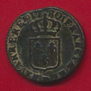 louis XVI sol ecu bearn pau vaquette 1780