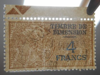 DIMENSION - 4 Francs - Filigrane AT 37 – Image 4