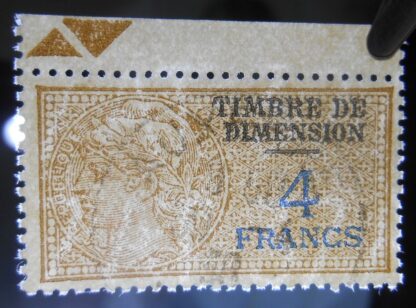 DIMENSION - 4 Francs - Filigrane AT 37 – Image 3