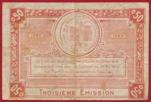 Chambre de commerce caen honfleur 50 centimes