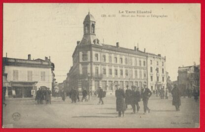 cpa-albi-hotel-des-postes-et-telegraphes