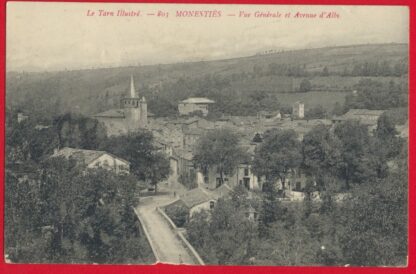 cpa-monesties-vue-generale-avenue-albi