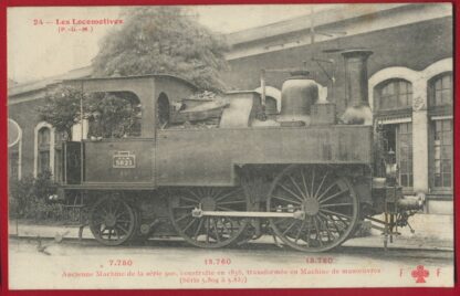cpa-n24-locomotive-ancienne-machine-serie-900-manoeuvre-plm