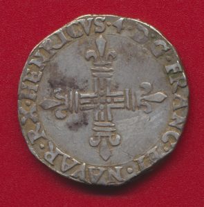 henri-vi-1607-quart-ecu-bearn-pau-monnaie-argent