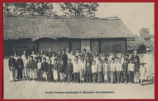 cpa-ecole-franco-annamite-chaudoc-cochinchine