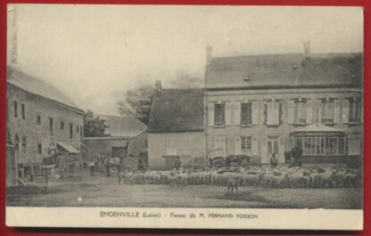 cpa-engenville-loiret-ferme-fernand-poisson