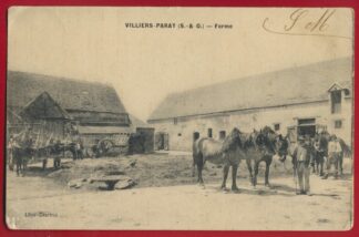 cpa-villiers-paray-seine-et-oise-ferme