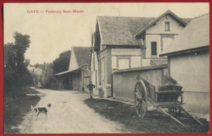 cpa gaye marne faubourg saint martin