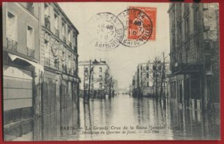 cpa-grande-crue-seine-paris-janvier-1910-inondation-quartier-javel