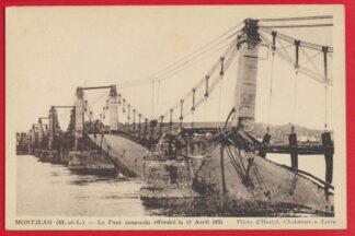 cpa-montjean-pont-suspendu-effondre-1935-photo-hostel-chalonnes-loire